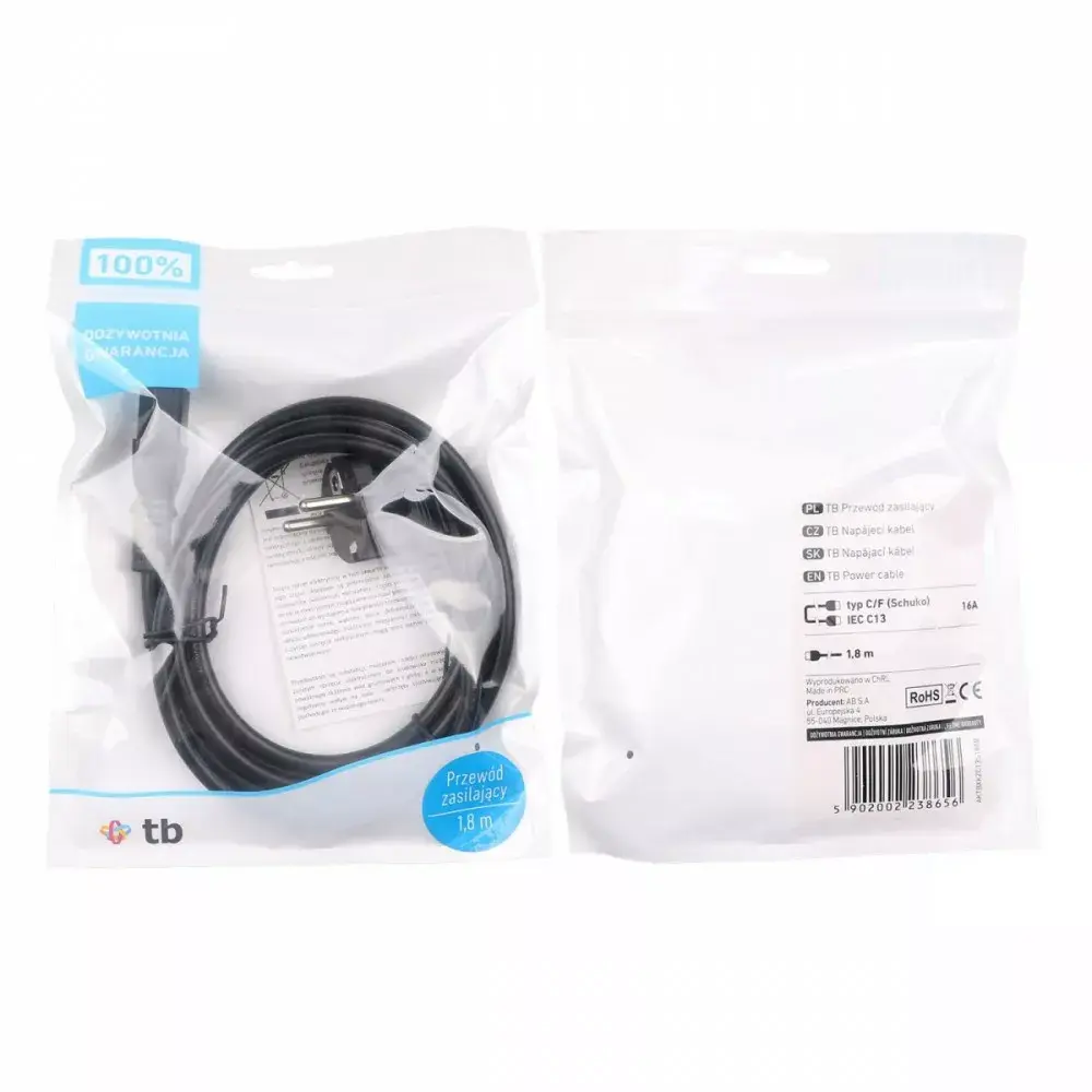 Сетевой кабель TB AKTBXKZC13S180B IEC C13 1,8 м Photo 7