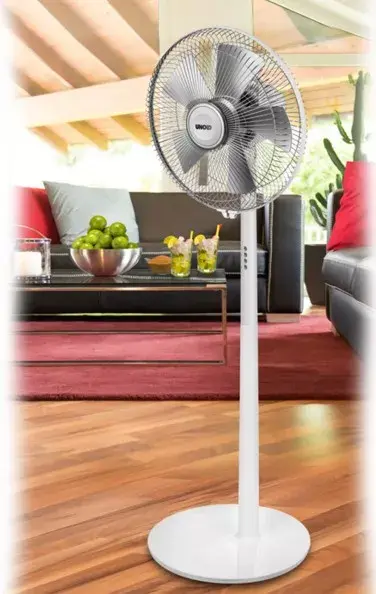 Вентилятор Unold Silverline Silver, White Photo 4