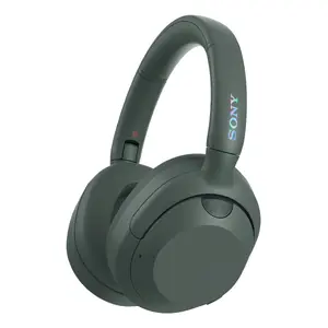 Austiņu komplekts Sony WHULT900NH monofoniska, Bluetooth 5.2 un ar vadu, ANC, 50 h atskaņošana (bez ANC), USB‑C uzlāde, zaļa