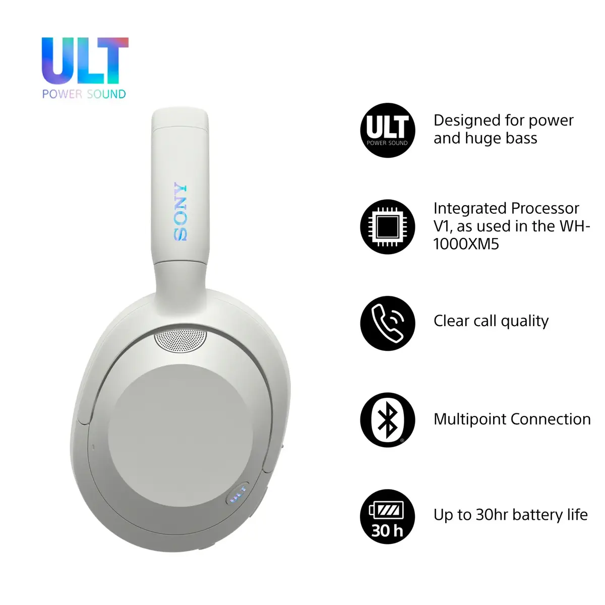 Sony WH-ULT WEAR — vadu un Bluetooth 5.2 austiņas Photo 2