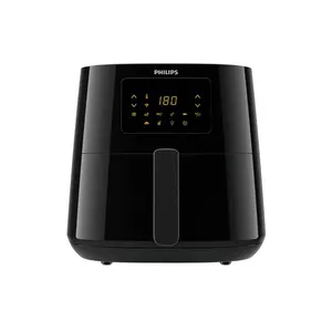 Фритюрница Philips Essential HD9280/70 Одинарная 6,2 л 2000 Вт Глубокая фритюрница Черный Серебристый (nedaudz boj. iepakoj.)