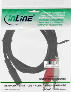 Аудиокабель 2x RCA male / 3.5mm Stereo female 5m InLine 89940E