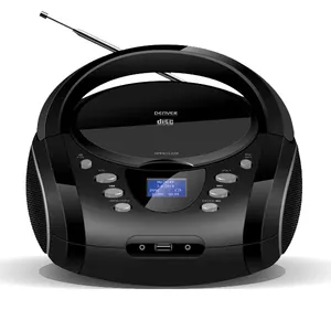 Denver TDB-10 portable stereo system Analog 1.8 W DAB+, FM Black MP3 playback
