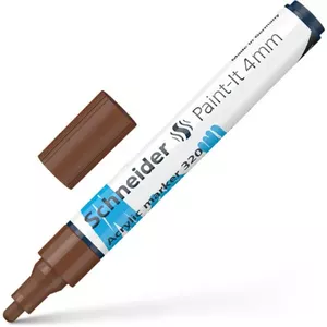 Акриловый маркер Schneider Electric Paint-it 320 4 мм коричневый