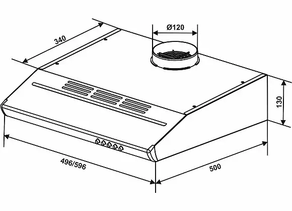 Eleyus PBN H 09 110 50 WH Range Hood Photo 5