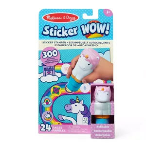 MELISSA & DOUG игровой комплект с наклейками Sticker WOW!  Единорог