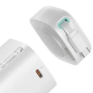 Портативный аккумулятор USAMS Powerbank с выдвижным кабелем 18000 мАч