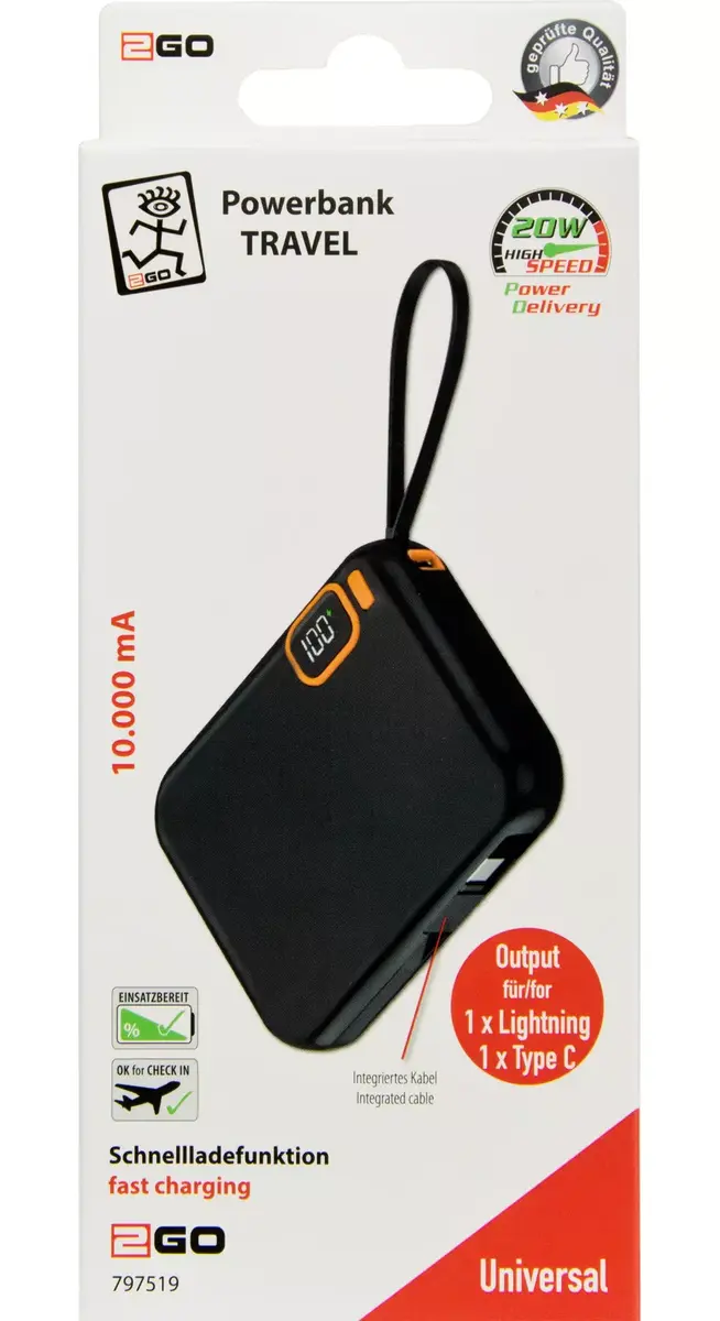 Power Bank 2GO 797519 797519 Photo 2