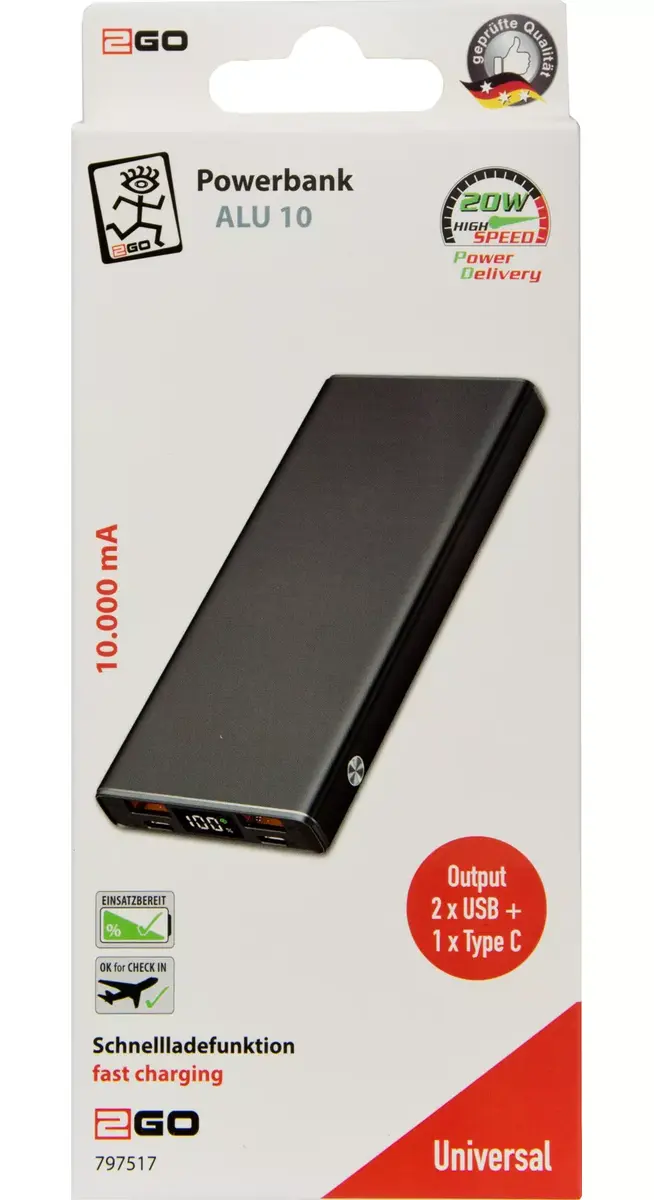 Power Bank 2GO 797517 797517 Photo 2