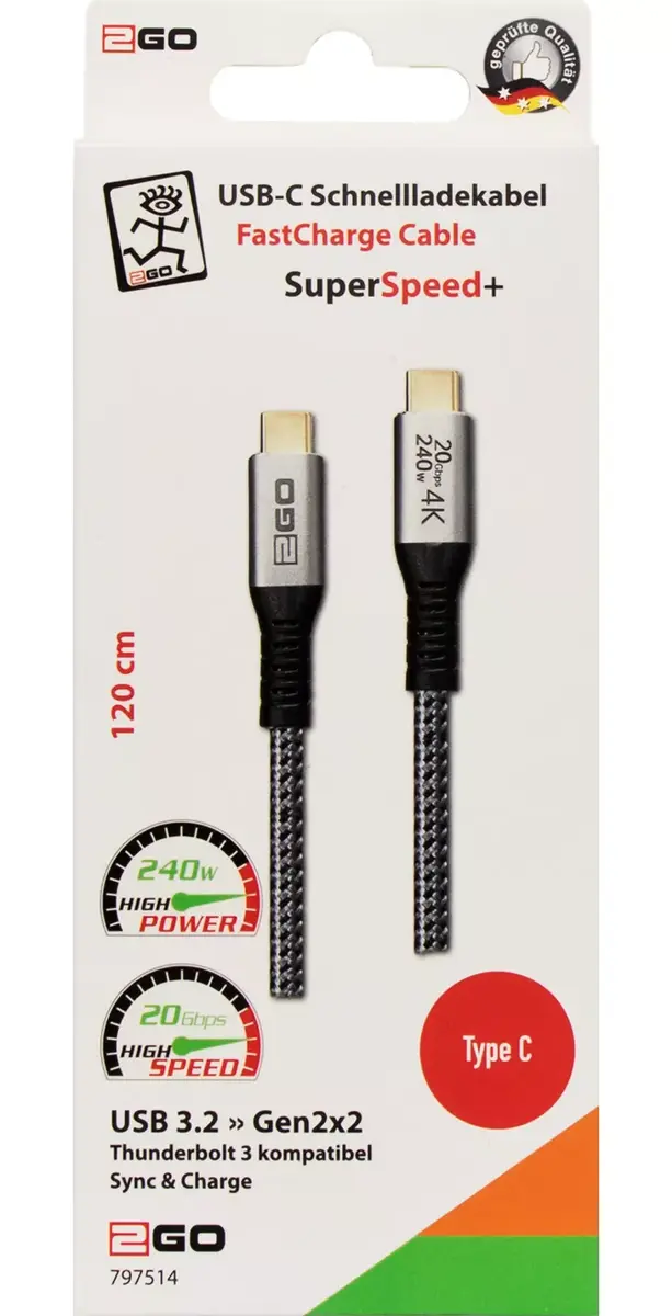 USB Cable 2GO 797514 Photo 2