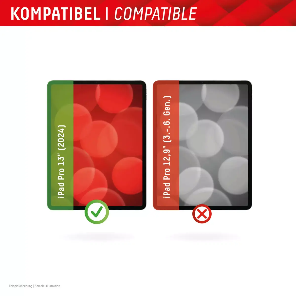 Skaidrs ekrāna aizsargs Displex Apple iPad Pro 13'' Photo 4