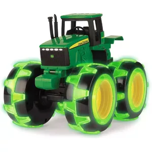 Monster truck TOMY John Deere Monster Lightning Wheels — 3–8 gadi, AAA x3, plastmasa, melni/zaļš