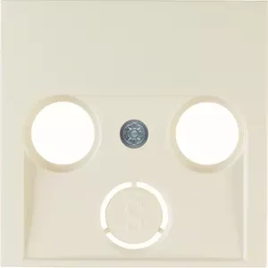 Hager 5312038982 Antenna Socket Cover, Cream