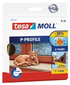 Уплотнительная лента Tesa GASKET BRONZE P 9 мм x 6 м — самоклеящаяся бронзовая прокладочная лента