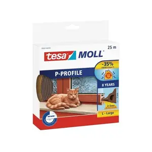 Лента-уплотнитель Tesa Gasket Bronze P 9 мм x 25 м для стыков и фланцев