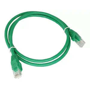 Tīkla kabelis Alantec Cat6a KKU6AZIE2.0, U/UTP (UTP), RJ-45–RJ-45, 2 m, zaļš