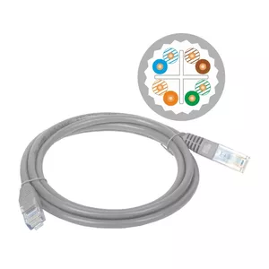 Патч-корд Cat.6A LSOH 0,5 м U/UTP от Alantec, серый
