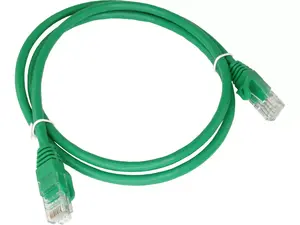 Сетевой патч-корд Alantec KKU6ZIE0.25 Cat6 U/UTP, 0.25 м, зеленый, RJ-45