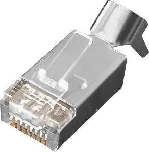 Разъём RJ-45 штекер Alantec WT108, нержавеющая сталь, 1 шт