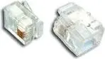 Alantec WT004 vadu savienotājs RJ11 Caurspīdīgs