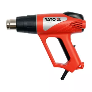 Hot air gun YATO YT-82291, 2000 W, 230–240 V, 300–500 l/min, up to 550 °C, pistol handle