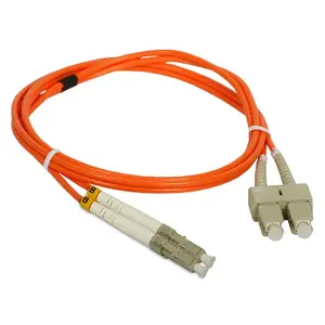 Fiber optic patch cord A-LAN LC–SC duplex MM OM2 50/125 µm 2.0 m