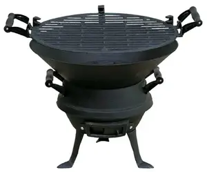 Bungu oglēm grils Master Grill MG630 — čuguna korpuss