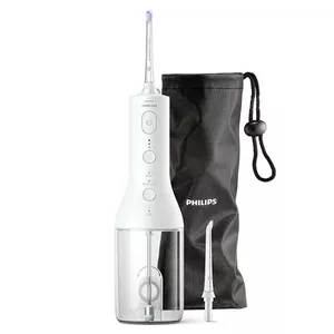 Bezvada ūdens flosers Philips Power Flosser 3000 HX3826/31 — balts, ar iebūvētu akumulatoru
