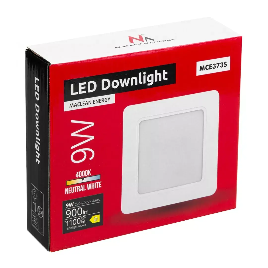 LED панель MACLEAN MCE373S 9W 4000K Photo 4