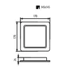 LED griestu panelis MACLEAN MCE374S 18W 4000K Photo 2