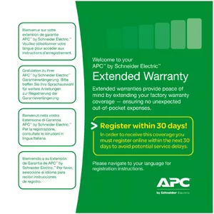 APC Service Pack 3 Year Extended Warranty 3 gads(i)