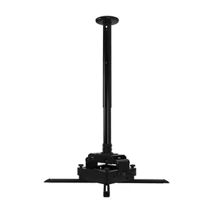 B-Tech SYSTEM 2 - Heavy Duty Projector Ceiling Mount with Micro-adjustment - 0.6m to 1m Ø50mm Pole