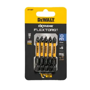 Screwdriver bits DeWalt DT7386T-QZ PZ1 25 mm, set of 5