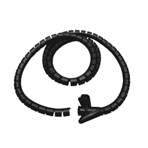 Kabeļu organizators MACLEAN 2 m × 25 mm, elastīgs polipropilēns, vadu aizsardzībai