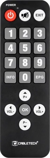 Cabletech PIL0367 universal DVB-T remote Photo 3