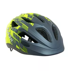 Bicycle helmet AUTHOR Flash Inmold X8 matt size 47–51 cm, color grey/yellow-neon-matt