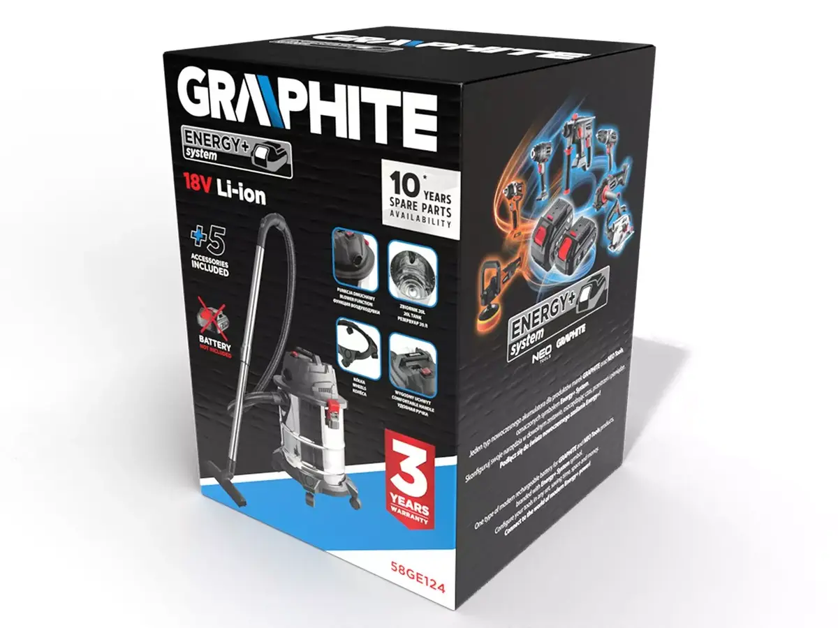 Vacuum Graphite 58GE124 Photo 2