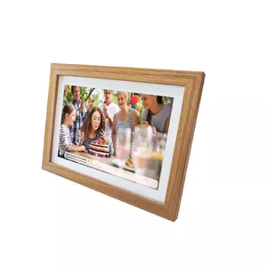 Denver PFF-1542 digital photo frame Wood 39.6 cm (15.6") Touchscreen Wi-Fi