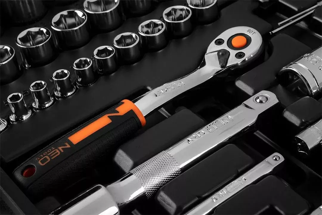 Набор головок NEO tools 10-054 — 1/2", 10 шт. Photo 5