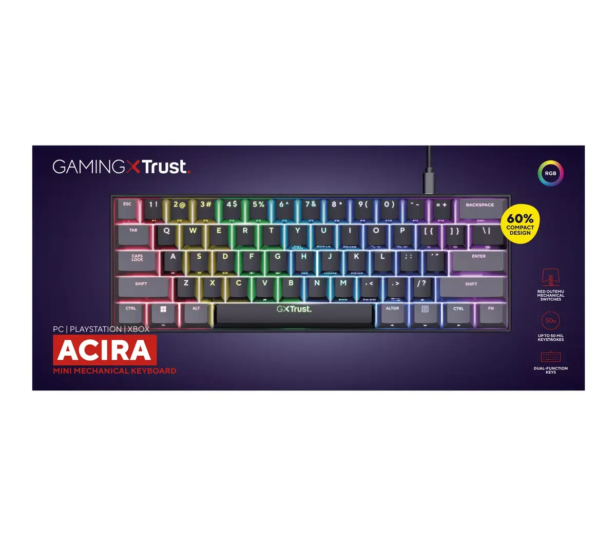 Клавиатура GXT 867 Acira Photo 7