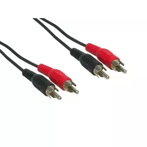 Audio Cable e+p B 33/2 2.5m 2xRCA Black