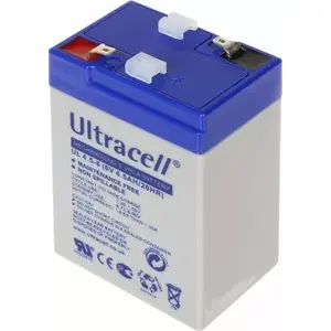 Uzlādējamais svina-skābes akumulators ULTRACELL 6V 4,5Ah (6V/4.5AH-UL)