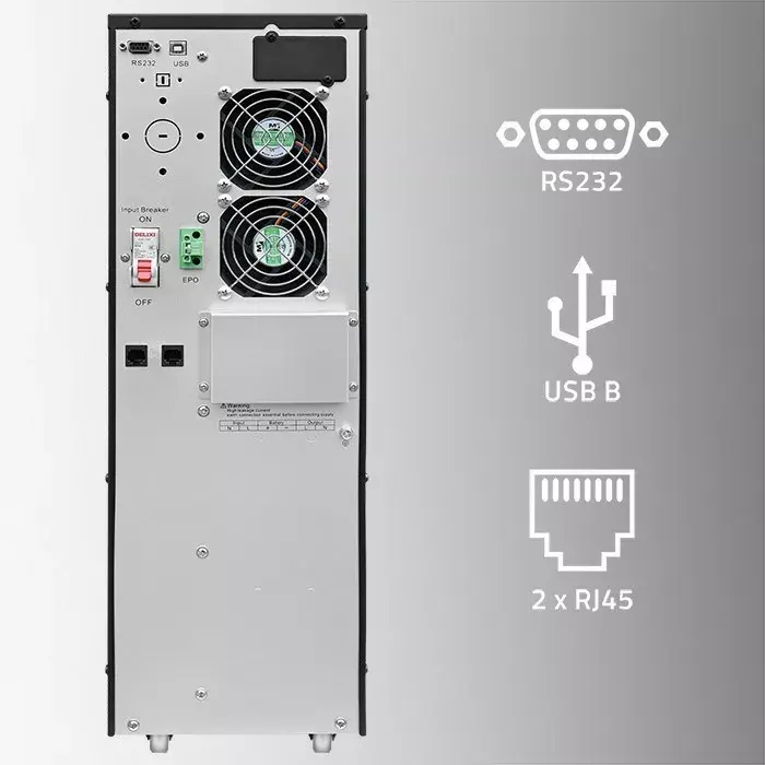 UPS QOLTEC 52284 10kVA 10000W On-line Photo 6