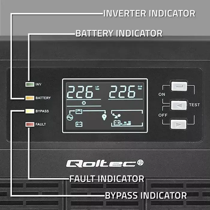 UPS QOLTEC 52284 10kVA 10000W On-line Photo 11