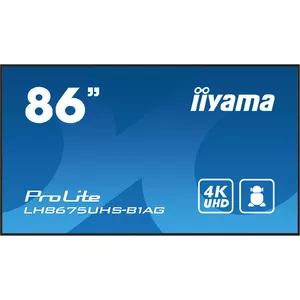 Цифровой рекламный экран iiyama LH8675UHS-B1AG 85.6" LCD 4K Ultra HD 3840 x 2160