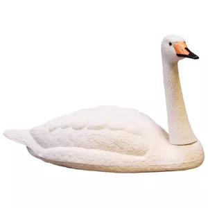Garden decor BESK Gulbis swan sculpture 88×36×43 cm White