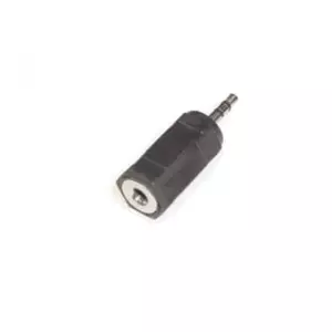 Cable gender changer e+p GS 34 2.5mm Stereo (M) to 3.5mm Stereo (F) Black