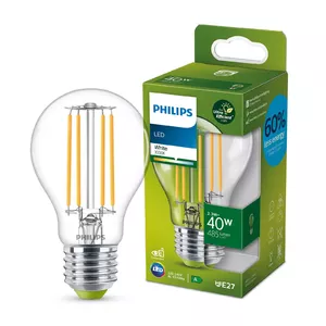 Philips 40 W A60 E27 bezkrāsas kvēlspuldze