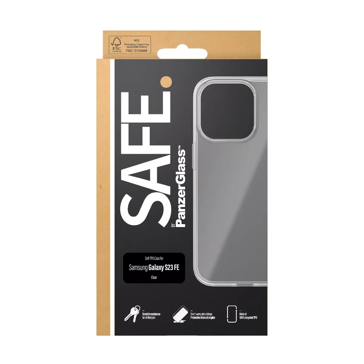 TPU чехол PanzerGlass SAFE. by ® Samsung Galaxy S23 FE Photo 3