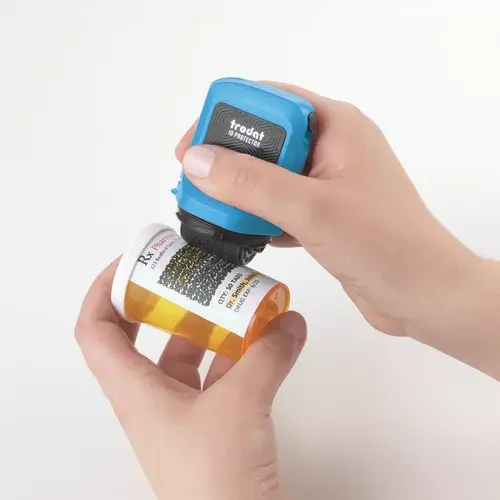 Trodat ID Protector Ink Roller Sky-Blue Photo 8